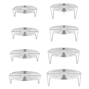 ALLLUCK Nhiều kích cỡ Giá hấp Thép không gỉ 304 Công suất lớn Khay hấp Đồ dùng nhà bếp Bền bỉ Nồi hấp đa chức năng Bánh bao hấp