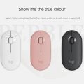 Logitech Pebble Wireless Mouse with Bluetooth or USB - Silent, Slim Computer Mouse with Quiet Click. 