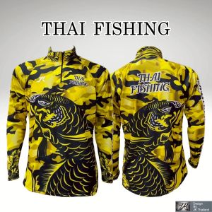เสื้อตกปลามอไซร้จักรยานแขนยาว JK Thailand กันยูวี 80% แห้งเร็ว สไตล์ камOUV สำหรับกีฬากิจกรรมกลางแจ้ง