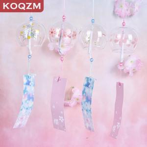 [COD] KOQZM KITCHEN 1PC Wind Chimes Hanging Craft Wind Bell Home Decors Sakura Pattern