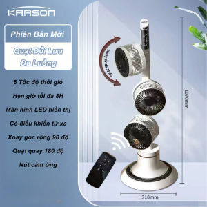 Quạt Đối Lưu Đa Luồng KARSON 3D Cao Cấp Có Remote Điều Khiển Từ Xa - EuroHome