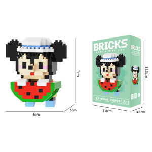 Nano Cartoon Bricks Cute Mini 3D Anime Figure Building Blocks DIY Toys For Boys Girls Friends Women Men Birthday Gifts