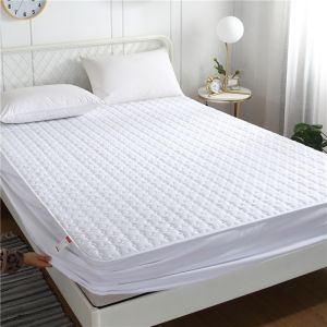 【Vải Dày Gấp Đôi 3D 】 Vỏ Nệm Bằng Cotton Vỏ Bảo Vệ Nệm Tấm Kháng Khuẩn Có Thể Giặt Được Dùng Cho Giường Cỡ: Twin / Queen / King