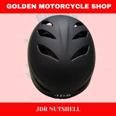JDR NUTSHELL MOTORCYCLE BIKE/OPEN FACE NUTSHELL HELMET ★