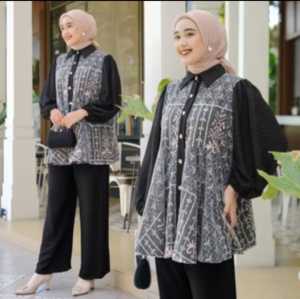 Baju Wanta Setelan The New  Neira One Set Wanita Kekinian Ouitfit Kondangan