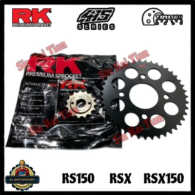 RK TAMASHII RS150 RSX150 RSX 415 Black Carbon Steel Sprocket Original