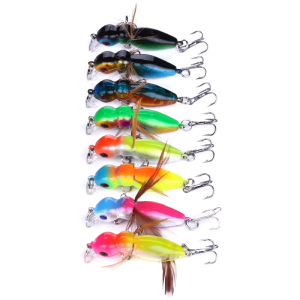 Artificial Plastic Baits Floating Fishing Lure with Hook Crankbait Hard Baits Topwaters Artificial Wobbler Swimbaits