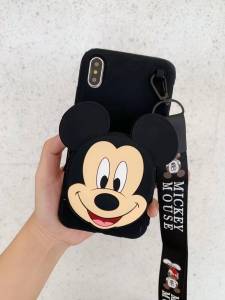Wallet Character Mickeymouse Minimouse silicon case for Oppo A5 A9 A15 A15S A12 A12e A3S A5S A7 F9 F11 F11Pro Vivo Y11S Y12S Y12A Y15A Y15S Y20 Y20i Y20S Y30 Y50 Y91 Y93 Y95 Y11 Y12 Y15 Y17 S1 Huawei Y7 Y9 Y9prime Y9S Realme 5 5i Realme6 6i C3 C12 C15 C25