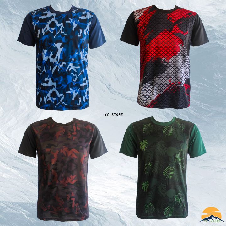 MEN JERSEY T-SHIRT ARMY HAWAII PRINTED SHORT SLEEVES (BAJU JERSI CORAK ASKAR HAWAII LENGAN PENDEK) MTP