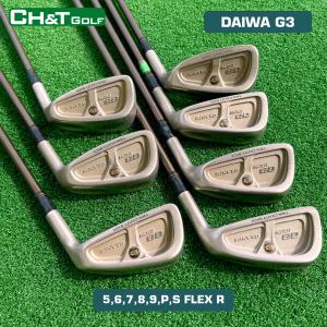 Bộ gậy golf sắt nam Daiwa G3 7 cây 56789PS Flex R nguyên bản nhập khẩu nhật bản