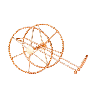 Elegant Metal Cannons Wine Holder Table Centerpieces Wine Rack Iron Texture for Enhancing Dining Room Ambiances