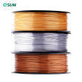 Esun Metal Colored Silk PLA 3D Printer Filament 1kg 1.75mm. 
