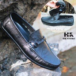 Giày mọi nam da bò NAPAN nhập khẩu - hàng cao cấp êm chân mềm mại dễ sử dụng - bảo hành 12 tháng