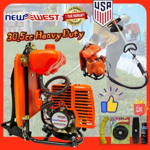 NEW WEST USA NK328 30.5cc Backpack Brush Cutter Grass Cutter Mesin Rumput
