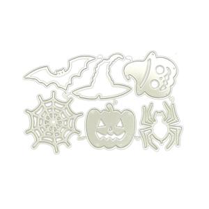 Halloween Theme Die Cuts Carbon Steel Embossing Cutting Dies Stencil for DIY Halloween Party Invitation Scrapbooking