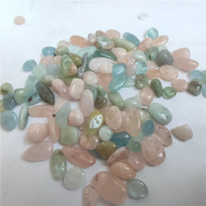 5-9mm Natural Morganite Gemstone Polished Crystal Stone Morganite Pink Blue for DIY Jewelry Making Home Decoration Stone