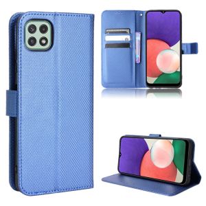 Samsung Galaxy A22 5G Casing Flip Phone Holder Stand Galaxy A22 5G Case Wallet PU Leather Back Cover