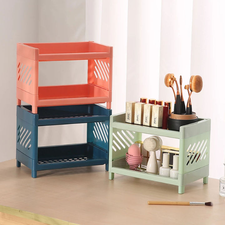 Kaisa Villa 2 Layer Multi-Purpose Bathroom Living Room Storage Rack ...