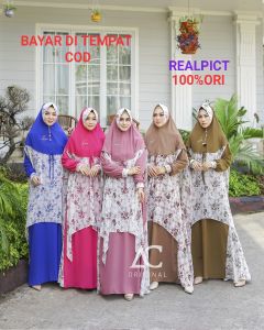 GAMIS MODERN TERBARU 2020 (HARGA SATUAN) / GAMIS SYARI CERUTI BABYDOLL KHODIJAH SET HIJAB FULL PURING