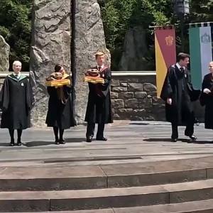 Harry Potter Costume Magic Robe cos Clothing Hooded Clothes Halloween Cloak Cloak Childrens Peripl Cross-Border