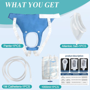 Silicone bedridden use incontinence panty urine bag urine collection bag drainage bag airtight urine