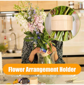 Spiral Flower Pole Bracket DIY Arrangement Holder Flower Rack Ornaments Flower Arrangement Tube