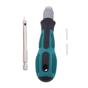 Nipple Removal & Insertion Tool Bicycles Spoke Nipple Screwdriver with Handle Bike Nipple Driver Tool for Bike Repair