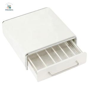 1-Tier Coffee Pod and Tea Bag Holder Easy To Clean Coffee Maker Machine Stand Rustproof for Home Kitchen Office Dorm