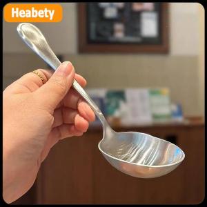 【2-3 days delivery】 Large Stainless Steel Round Head Buffet Serving Spoon Thicken Kitchen Dinner Dish Soup Rice Western Restaurant Bar Public Spoon