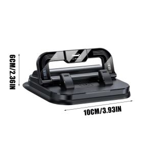 X ADORNMENT ไม่ลื่น ที่วางโทรศัพท์ในรถยนต์ การออกแบบ 2-in-1 360 ° หมุน ที่ยึดโทรศัพท์มือถือ แบบพกพา ปรับได้ ที่วางโทรศัพท์ ใช้รถยนต์