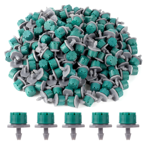 50pcs Adjustable 8-hole Dripper Drip Irrigation System Watering Emitter Garden Greenhouse Bonsai Flower Vegetable Water Tool