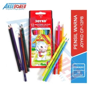 Pensil Warna Joyko [CP-12PB] / Alat Tulis Gambar Pencil Colour [12 pcs]