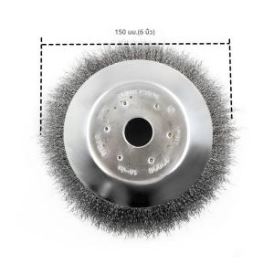 150/200 มม.Trimmer หัวเหล็กบางเครื่องตัดแปรงลวดกําจัดฝุ่น Weeding แผ่นสําหรับเครื่องตัดหญ้า 6 "/8" ชามล้อ Garden Part