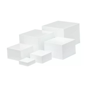 COD 6 Pieces Buffet Riser Cube Display Nesting for Buffet Birthday Party