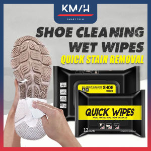 12pc 30pc 80pc Disposable White Shoes Cleaning Wet Shoe Wipes Shoes Cream Sneakers Cleaning Tissue Towel Pengelap Kasut