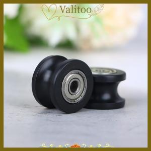 [Valitoo] 1Pcs U Groove Pulley Guide Pulley Rolling Bearing U Groove Roller Wheel 5x25x16.5mm For Driving Mechanical Accessories