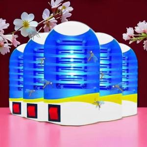 โคมดักยุง 3-in-1 แห่งยุค! ระบบช็อตไฟฟ้าพลังสูง + ไฟกลางคืนสวยหรู กำจัดแมลงรบกวนในบ้านแบบถอนราก-SimonShop