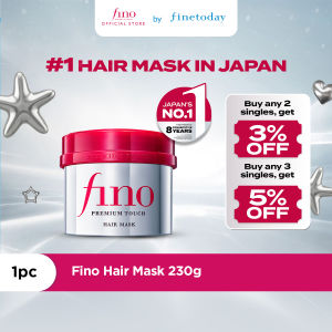 FINO Premium Touch Hair Mask 230g - Hair care  [with Royal Jelly to moisturize and hydrate hair Daily use Treatment Conditioner for Damaged and Frizzy hair]