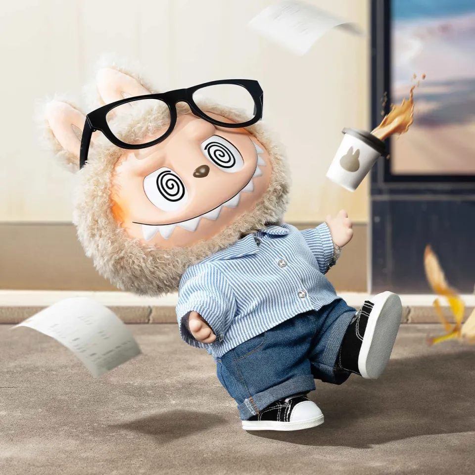 POP MART LABUBU THE MONSTERS - FLIP WITH ME Vinyl Plush Doll