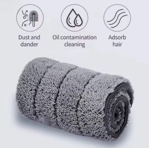 350ml Water Spraying Jet 360° Rotating Microfiber Spray Mop-Ideal for Wet Dry Floor Cleaning on Tiles#TB05