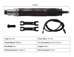 Industrial Grad Air Wind Grinder Min Polisher Grinding Machine High Speed Pneumatic Micro Die Grinder Pencil Air Engraving tools