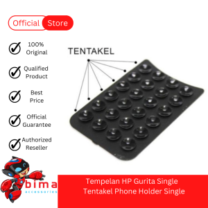 Tempelan HP Gurita Single / Tentakel Phone Holder Single