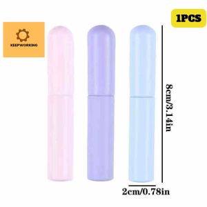 KEEPWORKING Silicone Lip Brush with Cover Angled Concealer Brush Like Fingers Tips q Soft Lipstick Makeup Brush Round Head Not Broken