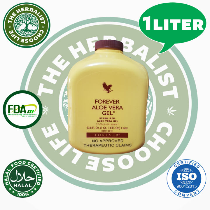 Forever Living Aloe Vera Gel 1 LITER Stabilized