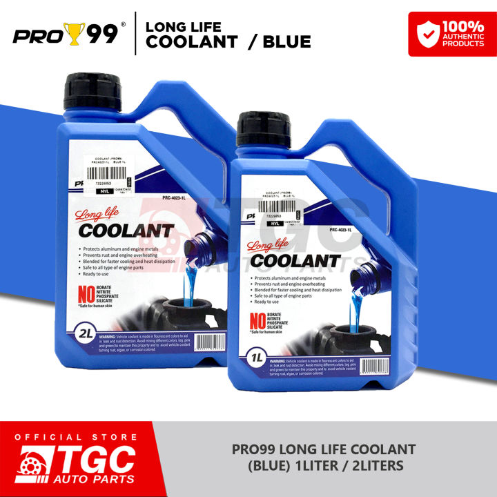 Pro-99 Long Life Radiator Coolant Blue 1 Liter / 2 Liters , Pro-99 ...