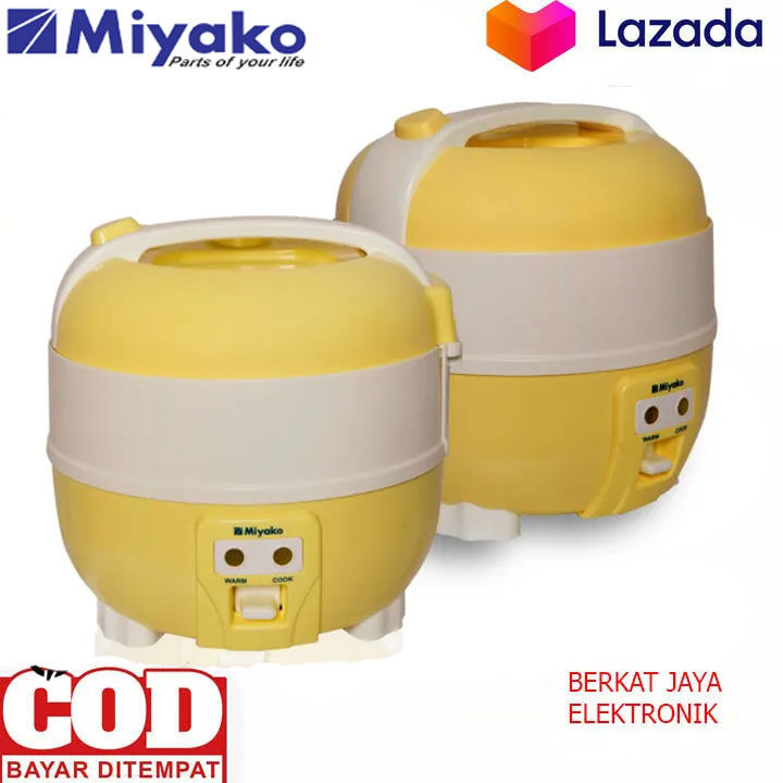 HARGA PROMO Miyako MCM610 Magic Com 1L 3in1 300 Watt Magic Warmer Plus MCM 610 100 ORIGINAL Lazada Indonesia