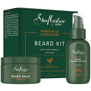 SheaMoisture Beard Kit (Oil & Balm) Gifts for Men Beard Care Kit for Men with Conditioning Beard Oil and Moisturizing Beard Balm Self-Care Gifts for Men with Full Beards