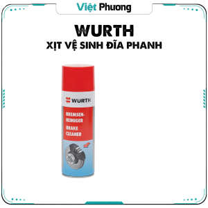 Chai Xịt Vệ Sinh Đĩa Phanh Ô Tô Wurth Brake Cleaner 500ml Tẩy Rửa Làm Sạch Dầu Mỡ Bụi Kim Loại