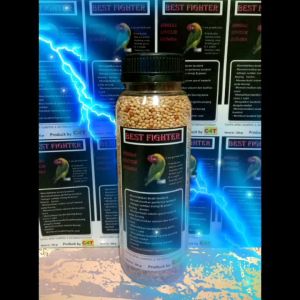 pakan Lovebird konslet "BEST FIGTHER" membuat lovebird ngekek panjang/fighter untuk harian dan lomba. cocok untuk balibu dan dewasa dengan