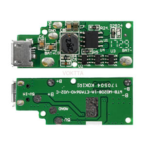 บอร์ดแผ่นป้องกันที่ชาร์จขนาดเล็กพกพาได้มี3.7V4.2V 18650แบตเตอรี่ลิเธียมไอออนเมนบอร์ดแบบ DIY เพิ่มพลัง
